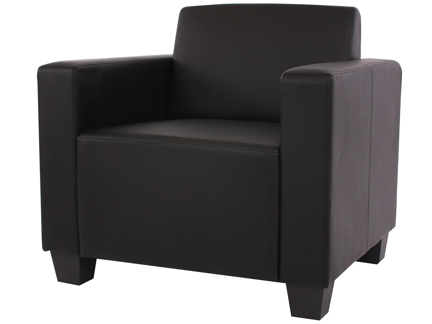 Conjunto de sofás Moncalieri (2 peças),  preto