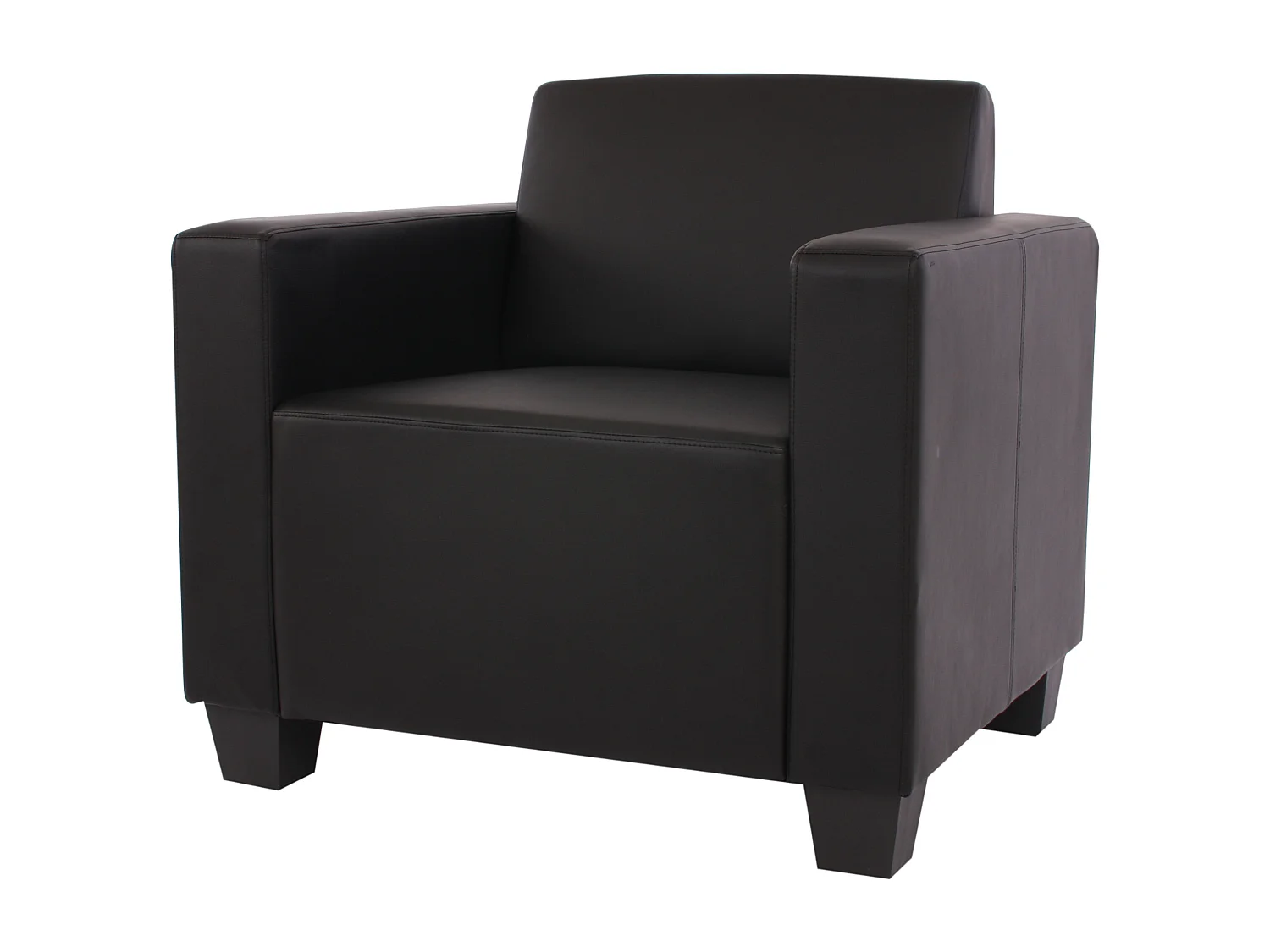 Couch-Garnitur Moncalieri (2-teilig), Schwarz