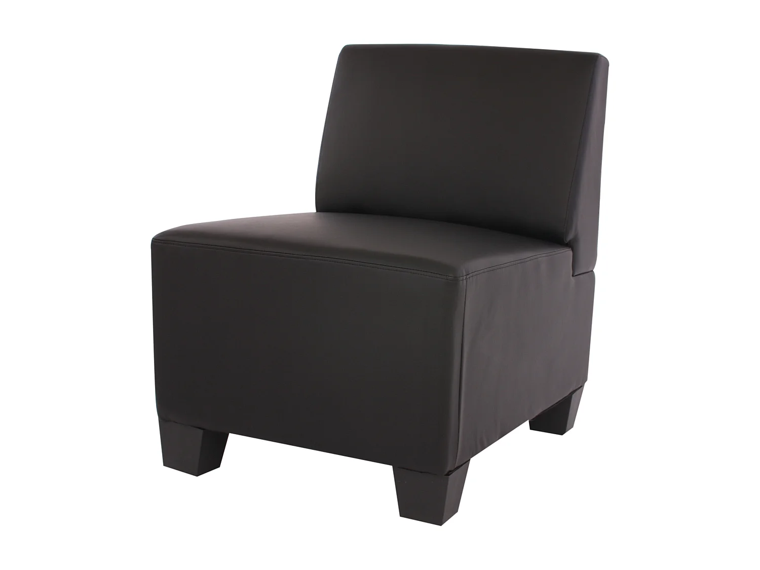 Couch-Garnitur Moncalieri (2-teilig), Schwarz