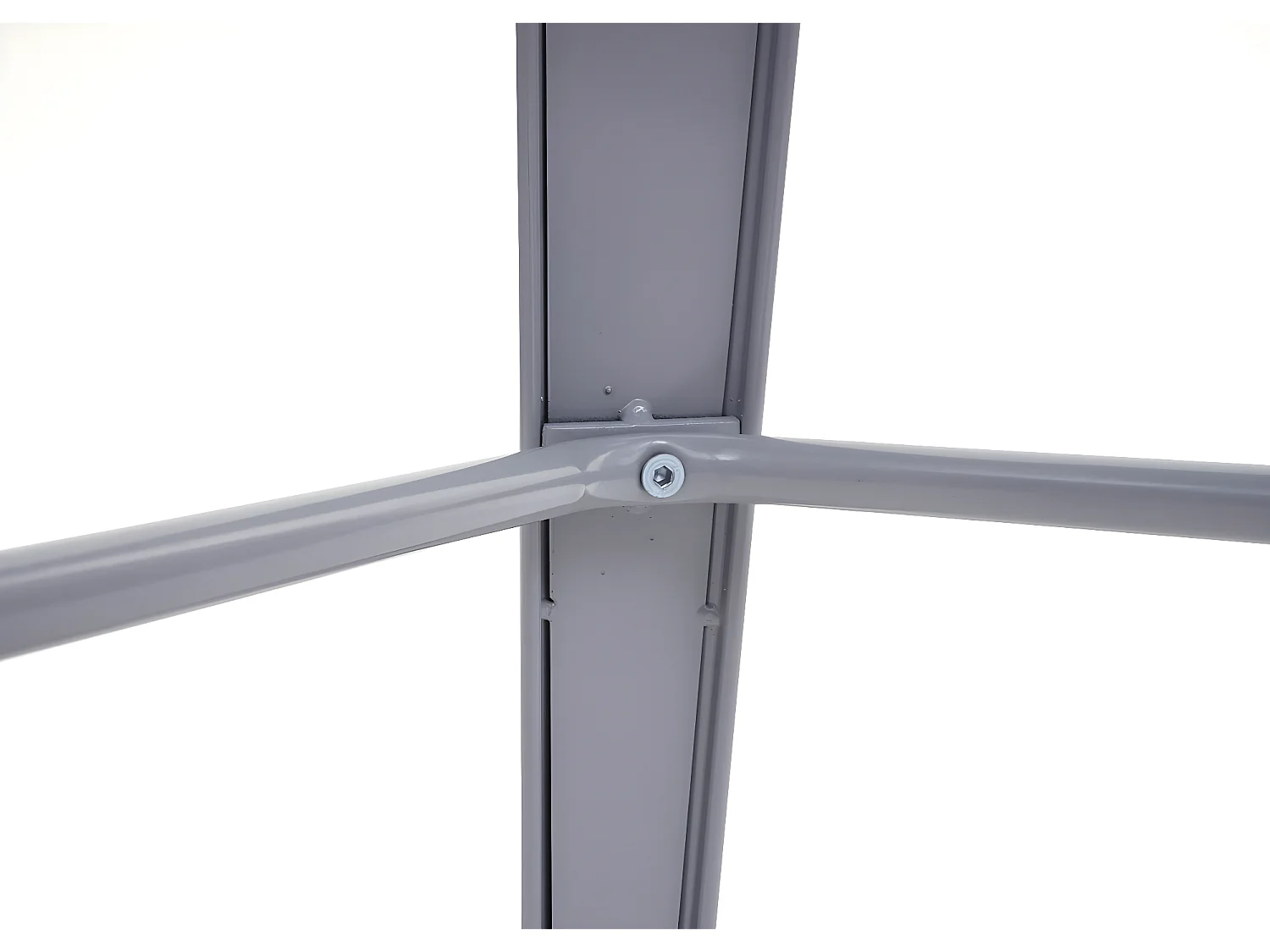 Stehtisch MCW-A73 inkl. Holz-Tischplatte, Grau