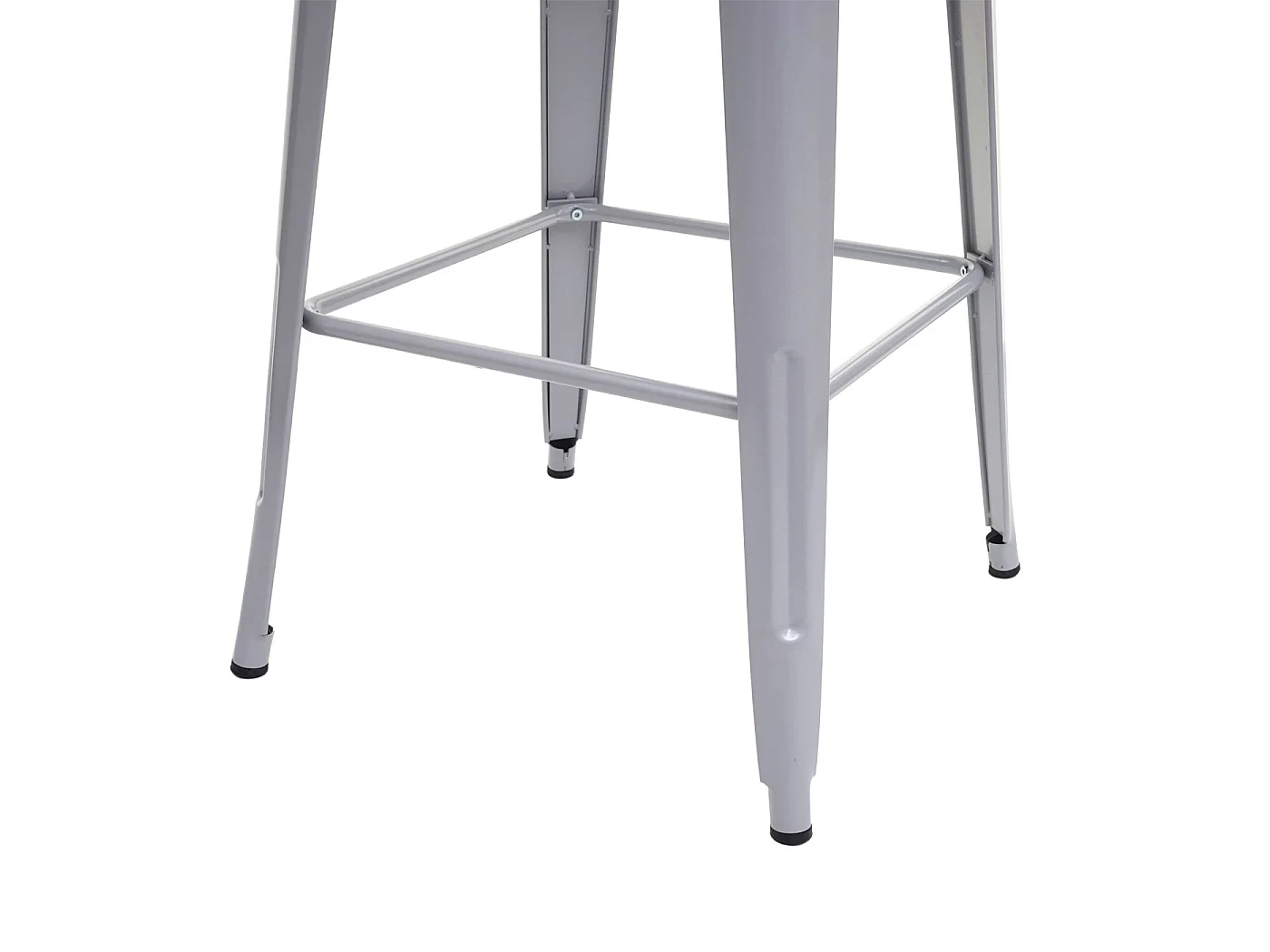 Sta-tafel MCW-A73 incl. houten tafelblad,  grijs