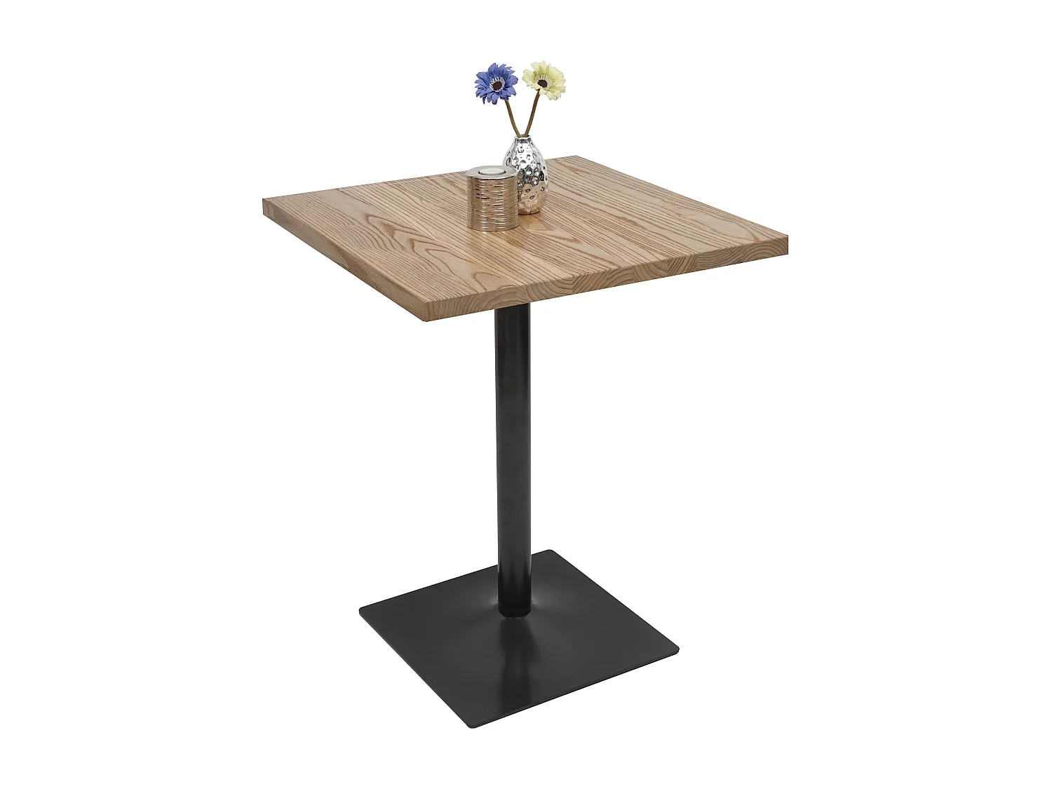 Table de bistrot MCW-H10,  brun clair