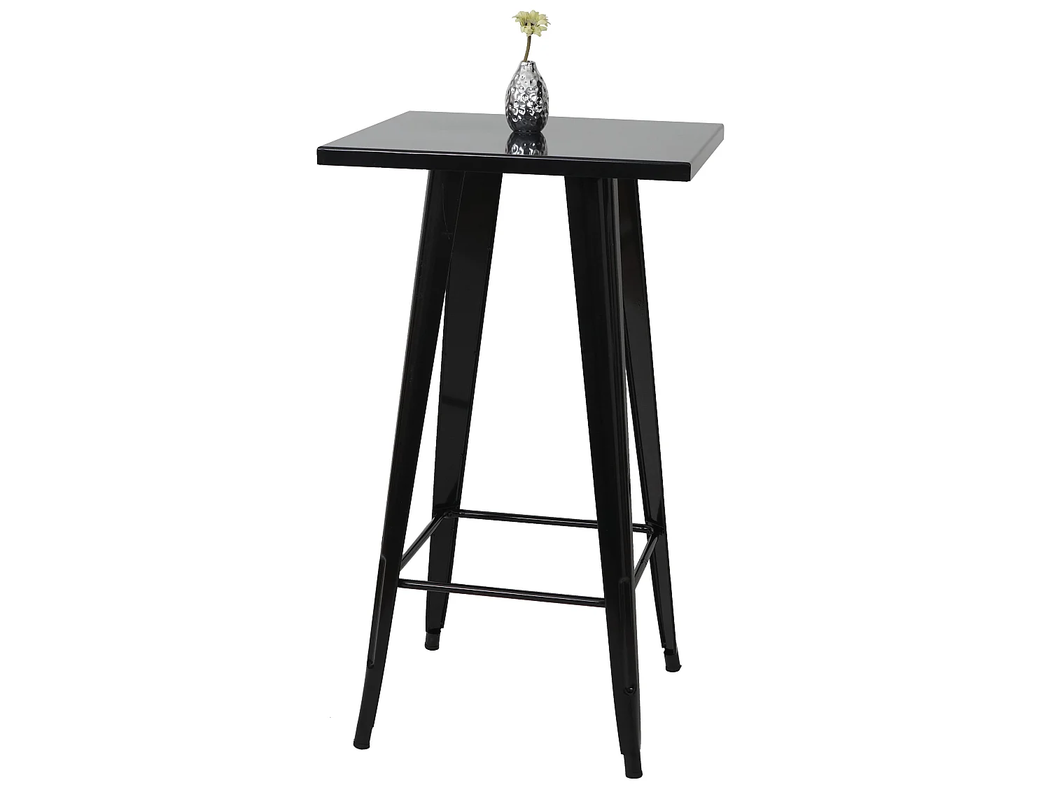 Bastaardtafel MCW-A73 metaal,  zwart