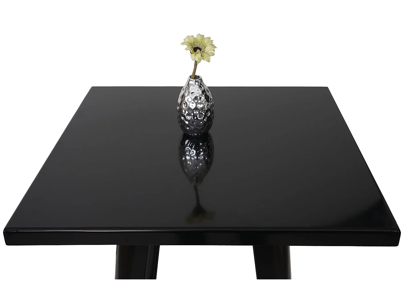 Mesa de bar em metal MCW-A73,  preto