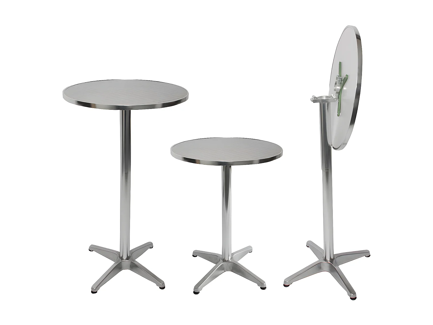 Składany aluminiowy stolik barowy,  składany