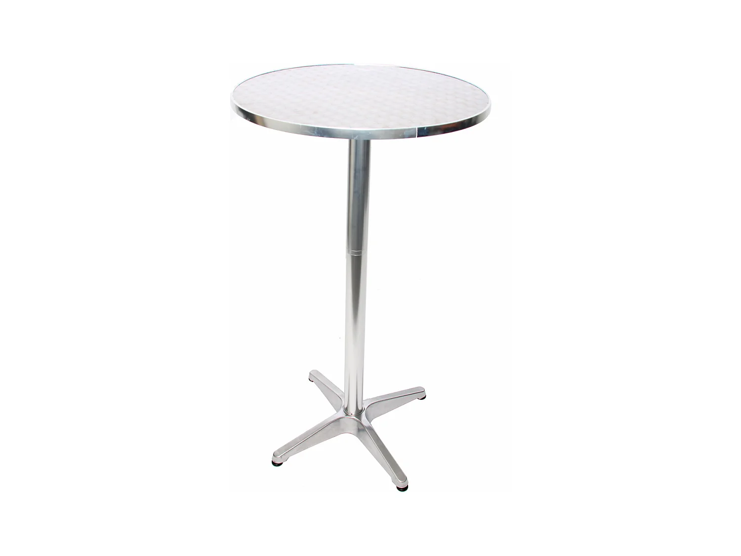 Tavolo tavolino bistro bar M28 alluminio 60x60x70/110cm da interni