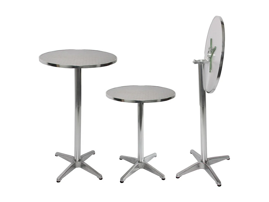 Składany aluminiowy stolik barowy,  składany