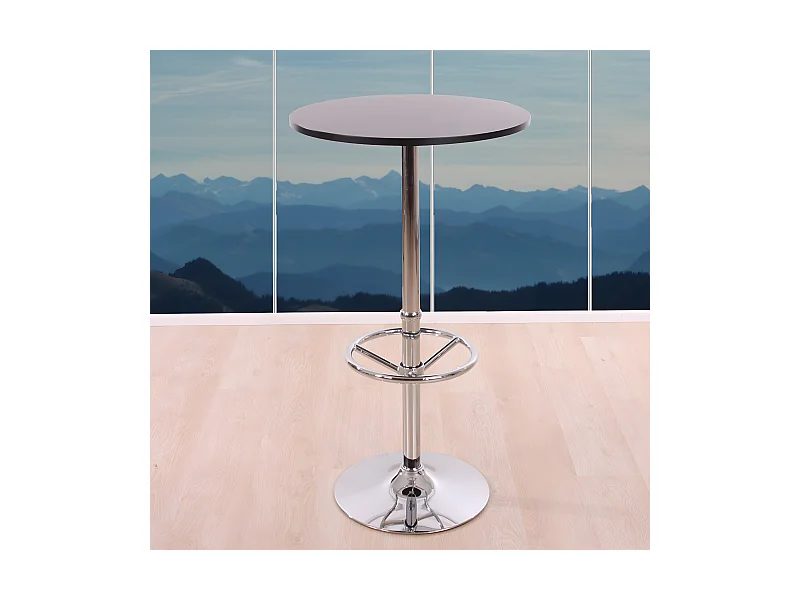 Wysoki podnóżek Bilbao,  czarny