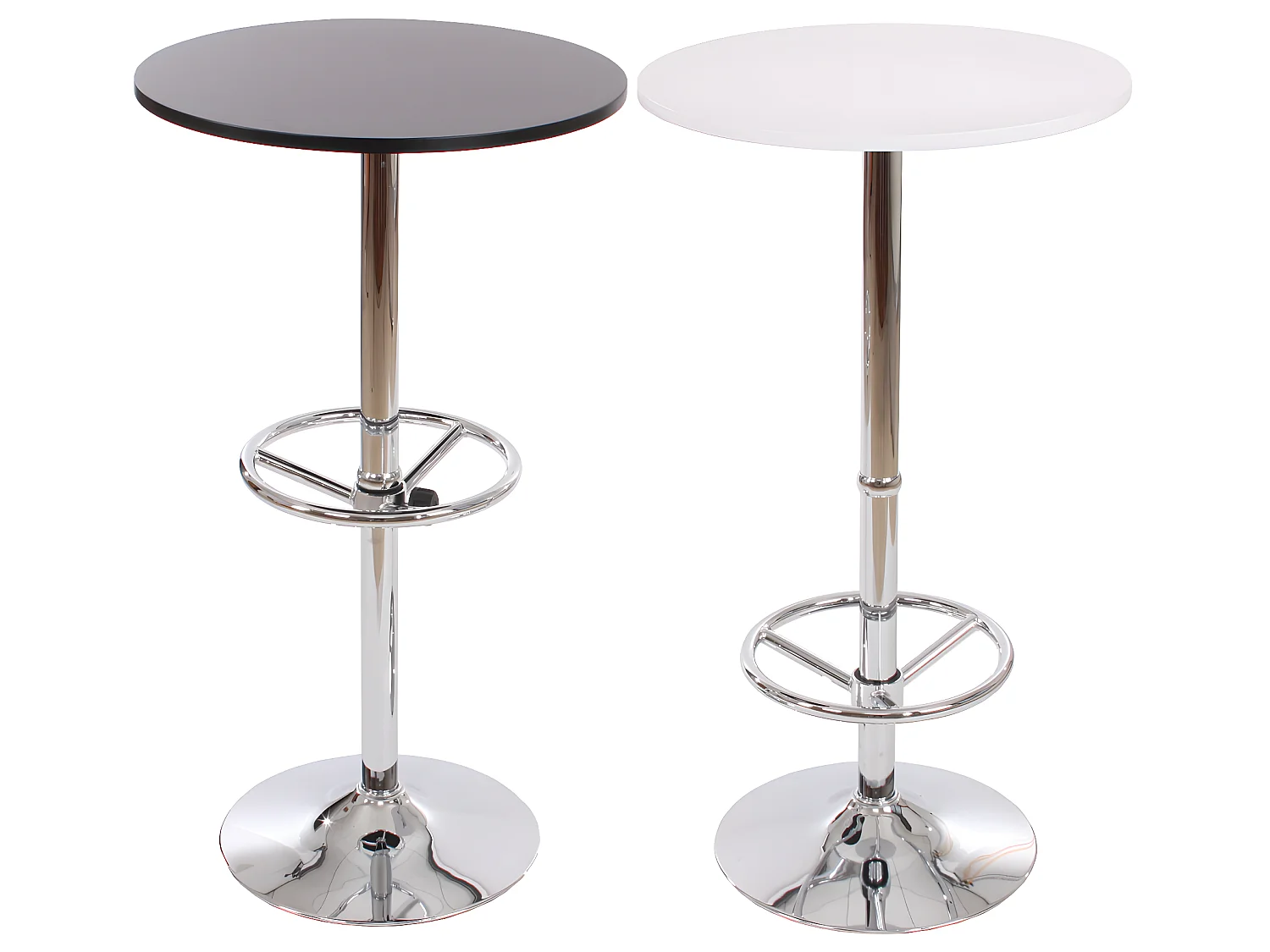 Wysoki podnóżek Bilbao,  czarny