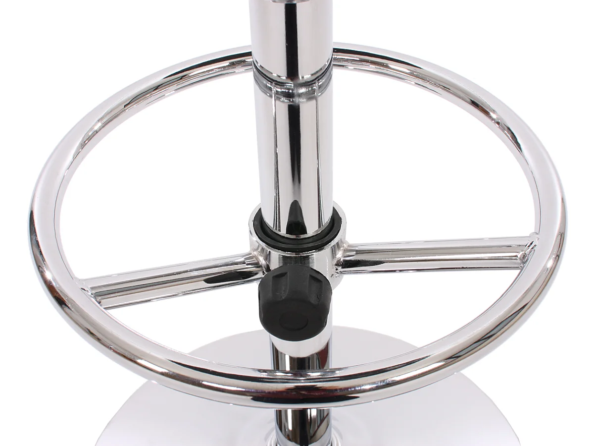 Stehtisch Bilbao Fußablage, Schwarz