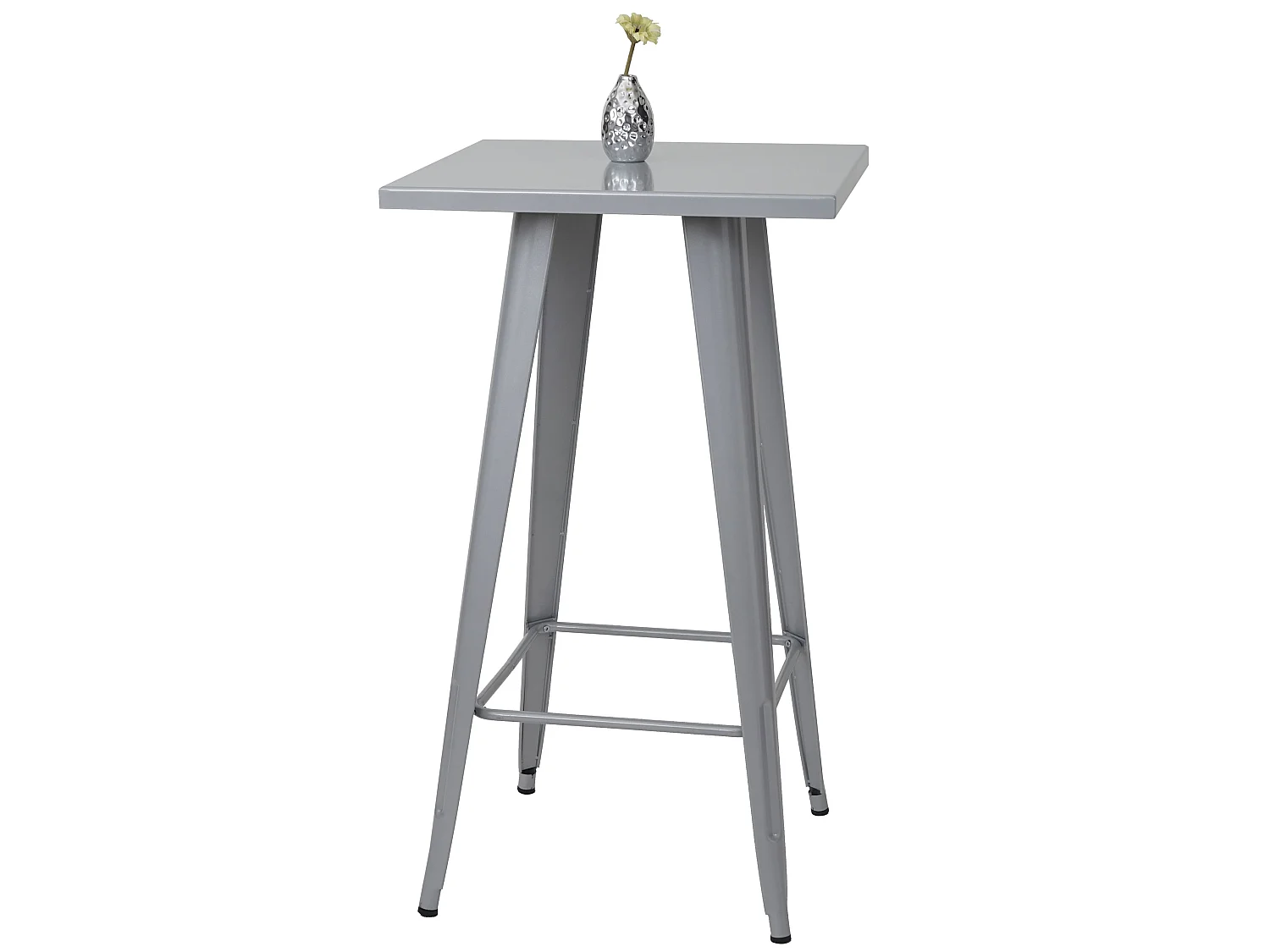 Mesa de bar em metal MCW-A73,  cinzento