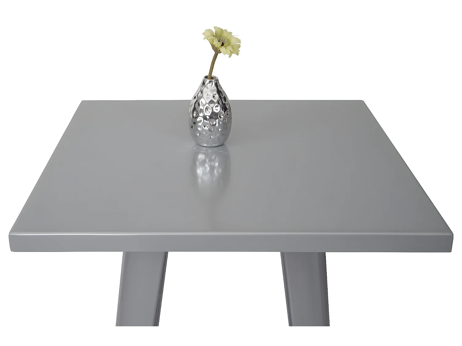 Mesa de bar em metal MCW-A73,  cinzento