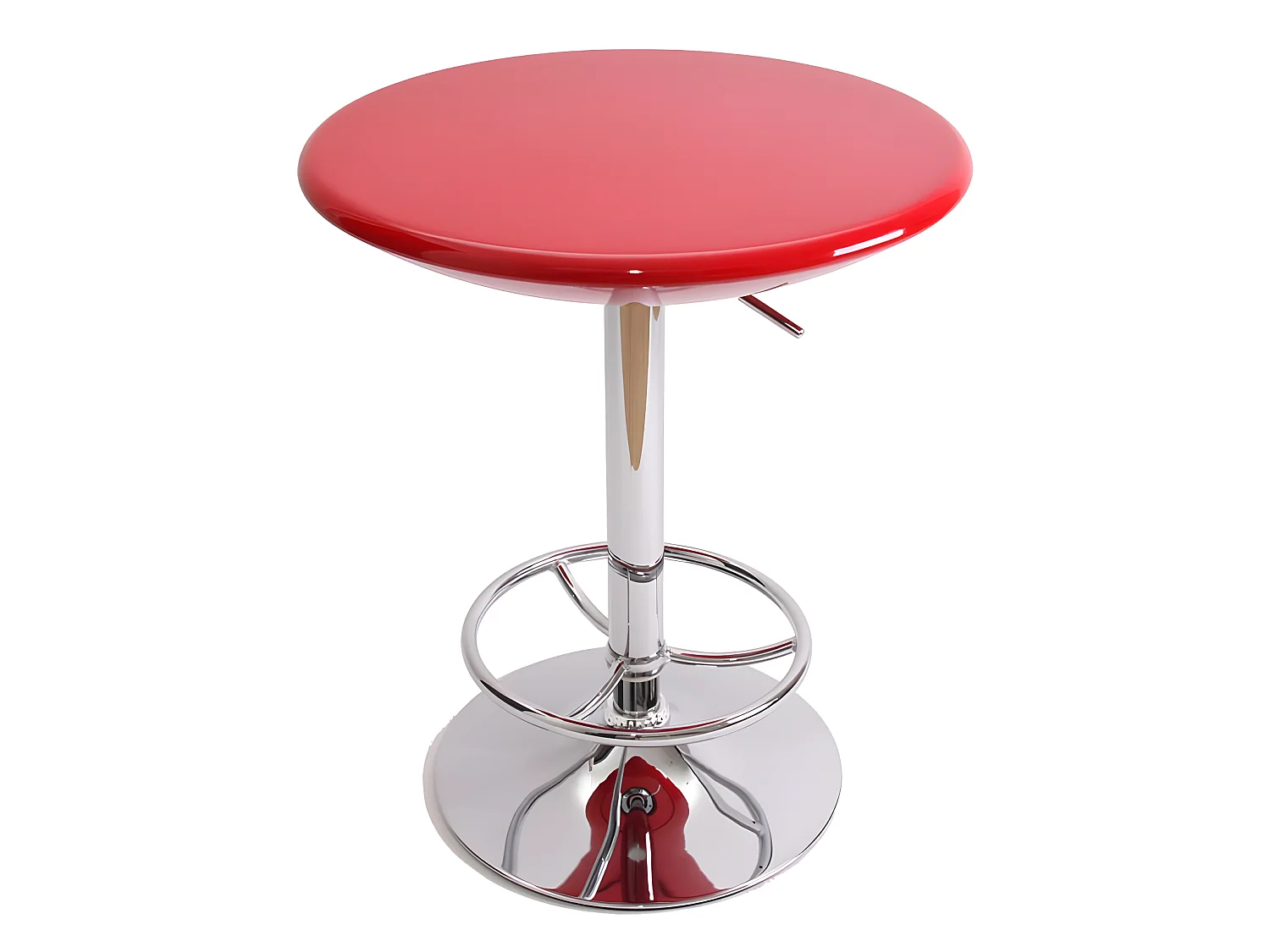 Table haute Legnano,  rouge