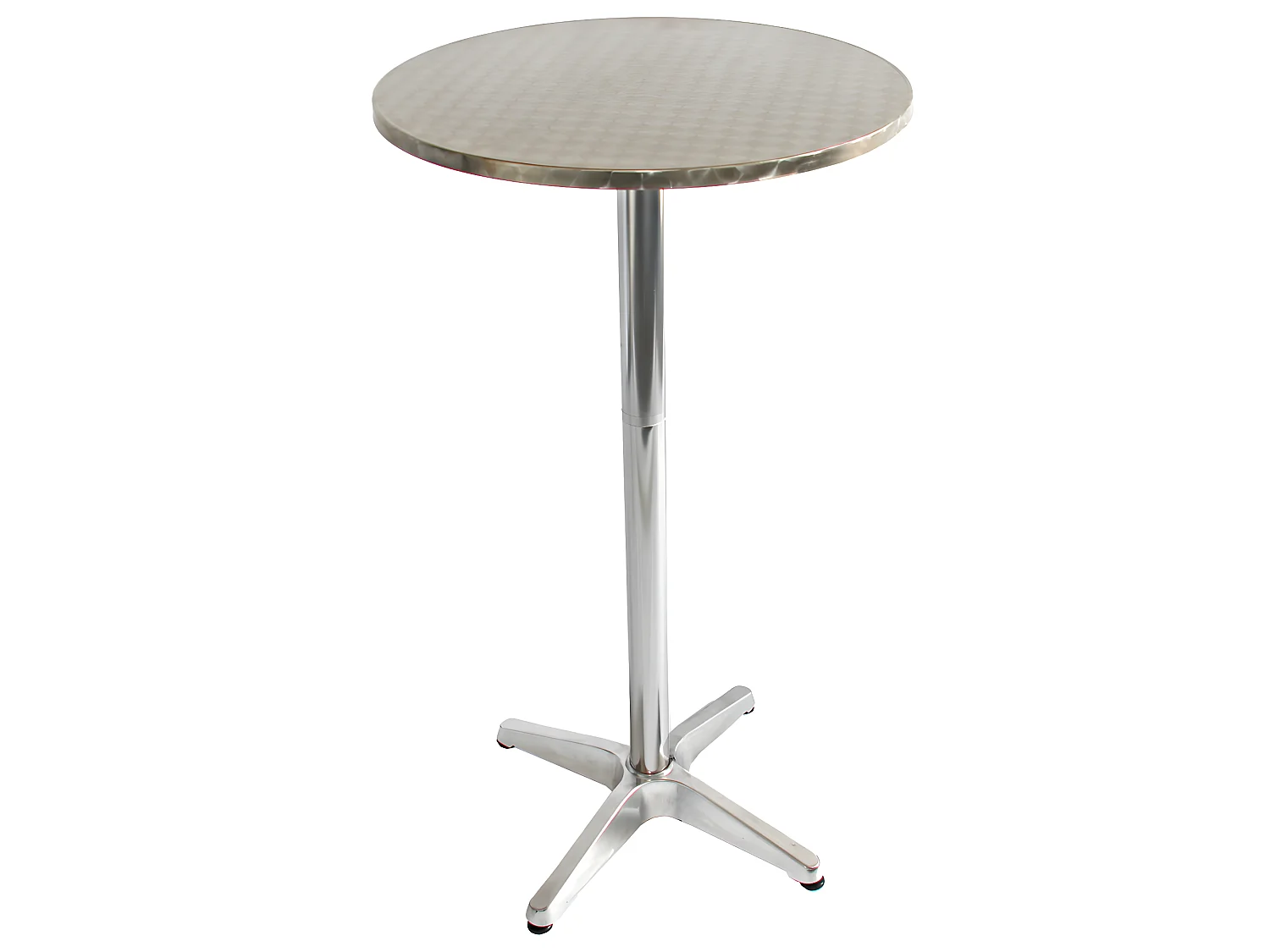 Tavolo tavolino bistro bar giardino M28 alluminio 60x60x70/110cm piede pesante