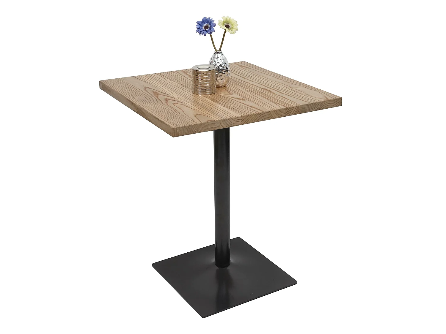 Table de bistrot MCW-H10,  brun clair
