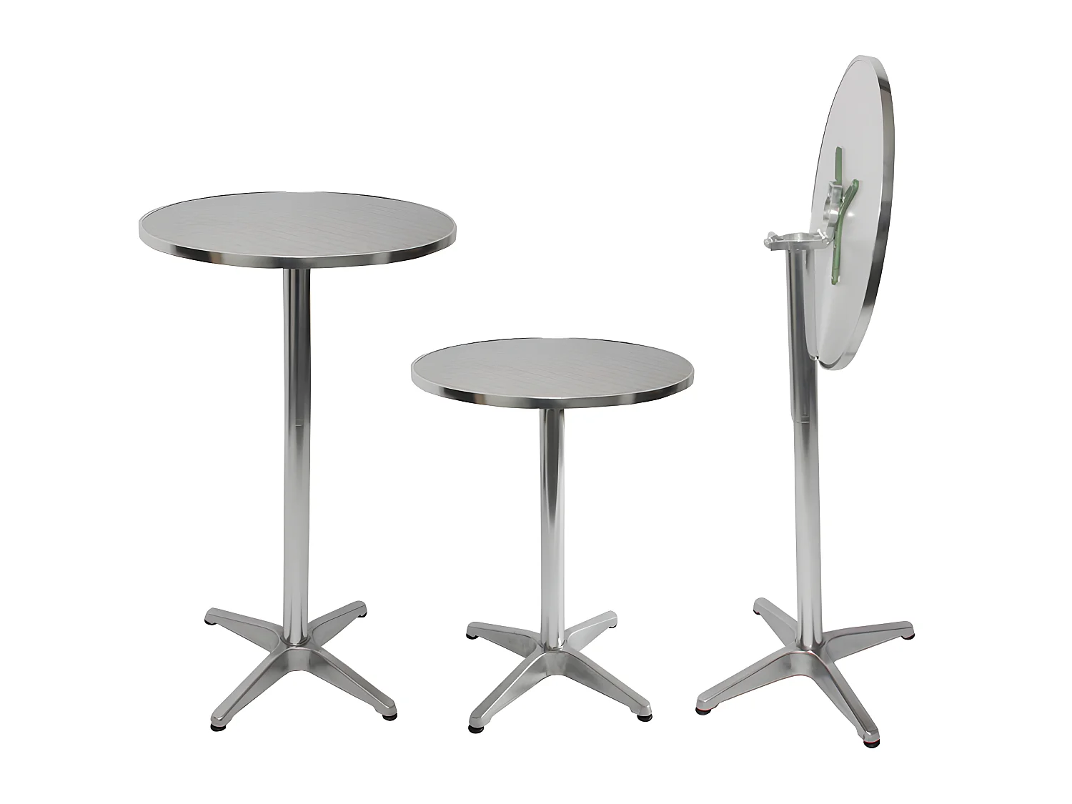 Składany aluminiowy wysoki stół model podstawowy,  Model podstawowy