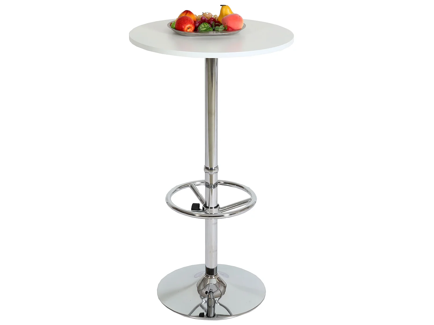 Hoge tafel Bilbao voetensteun,  wit