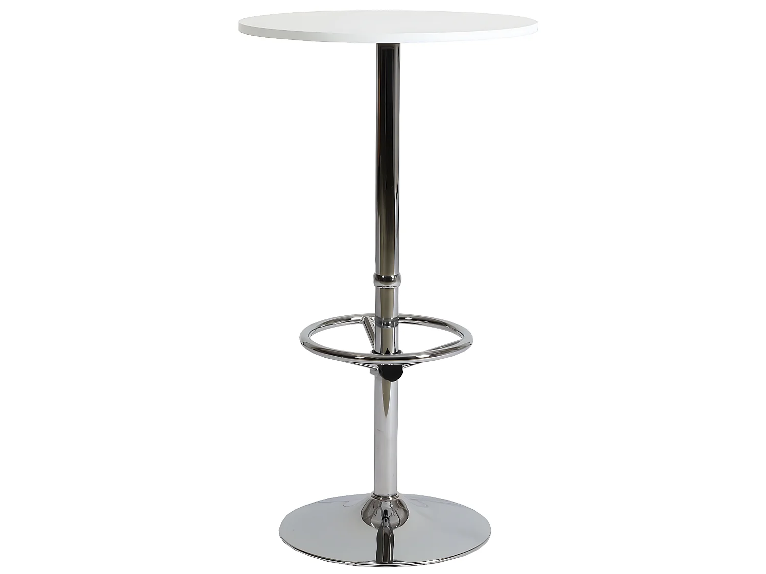 Hoge tafel Bilbao voetensteun,  wit