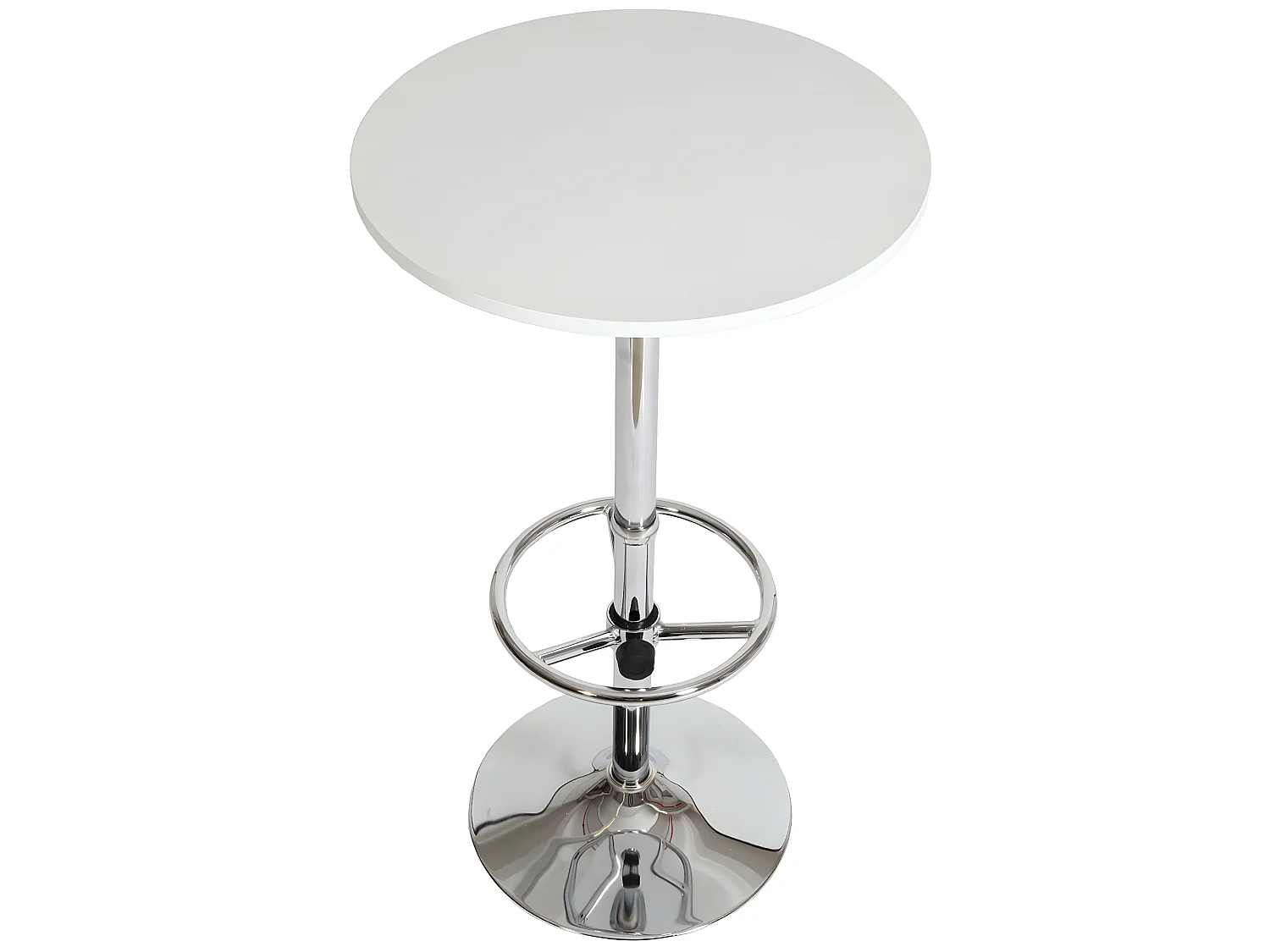 Hoge tafel Bilbao voetensteun,  wit