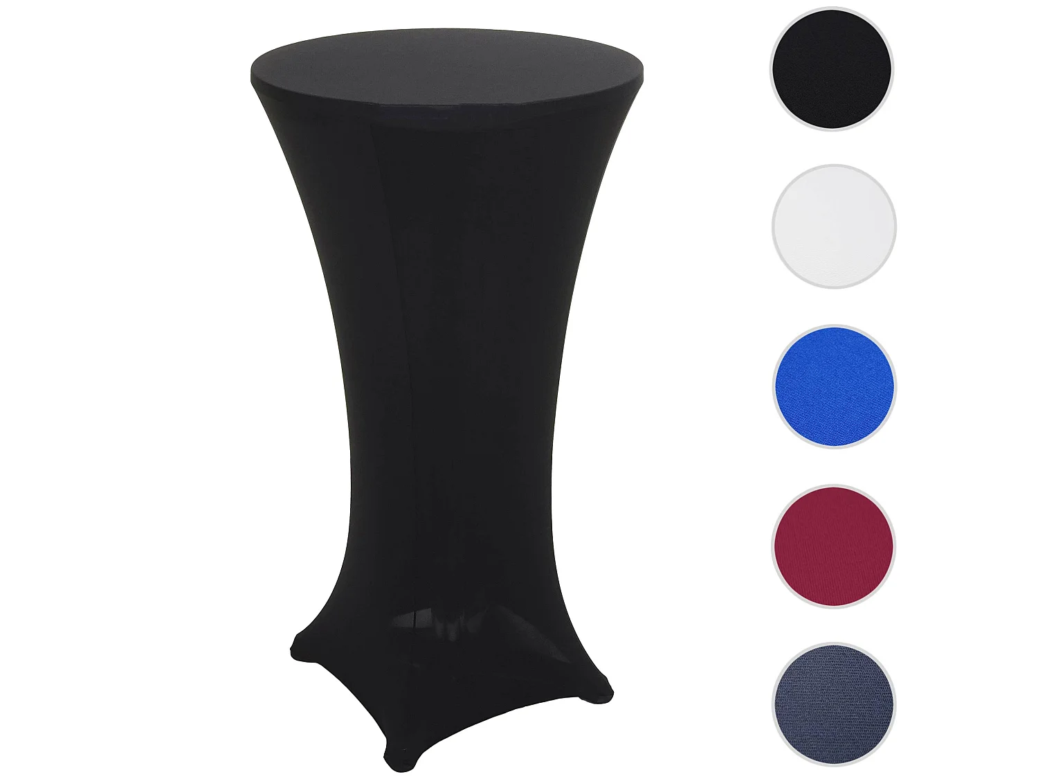 Wysoki stolik + pokrowiec MCW-J30 (2-częściowy),  pokrowiec czarny