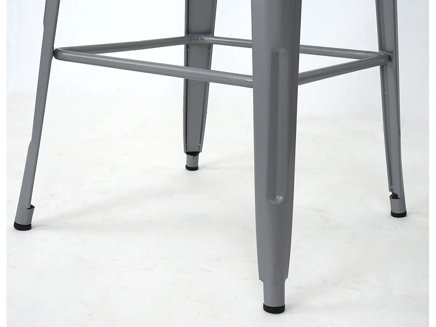 Stehtisch-Set MCW-A73 Metall (3-teilig), Grau