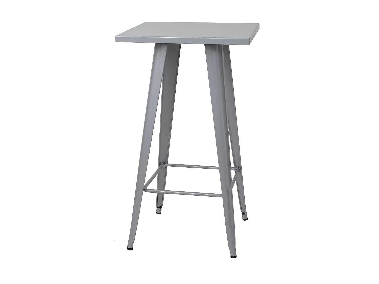 Stehtisch-Set MCW-A73 Metall (3-teilig), Grau