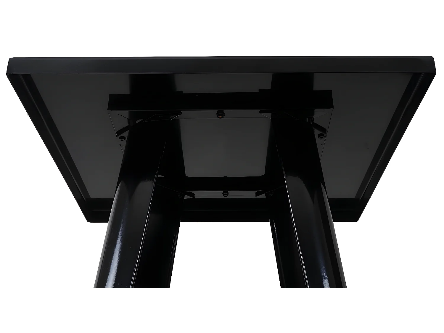 MCW-A73 Juego de mesa de bar de metal (3 piezas),  negro