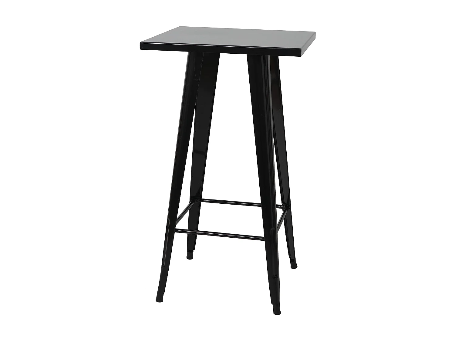 Staande tafel set MCW-A73 metaal (3-delig),  zwart