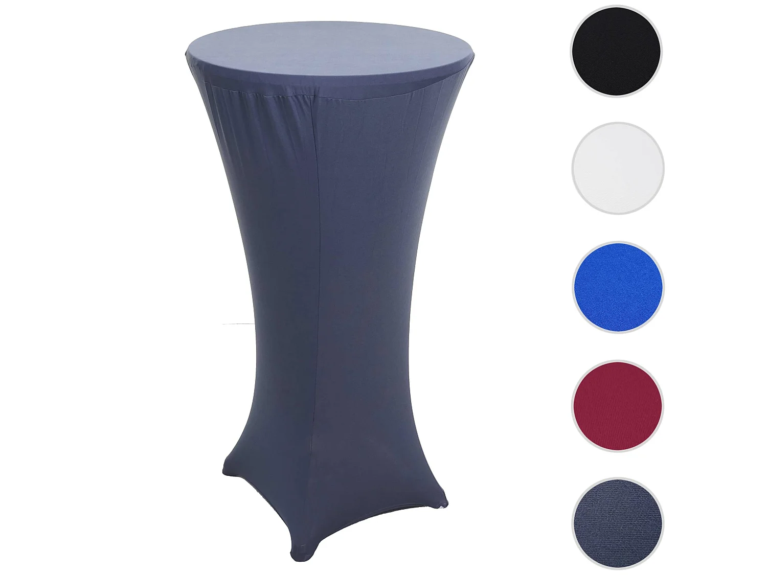 Stehtisch + Husse MCW-J30 (2-teilig), Husse anthrazit-grau