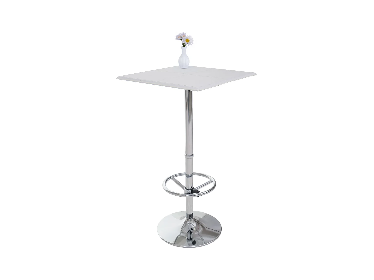 Table haute Buffalo,  blanc