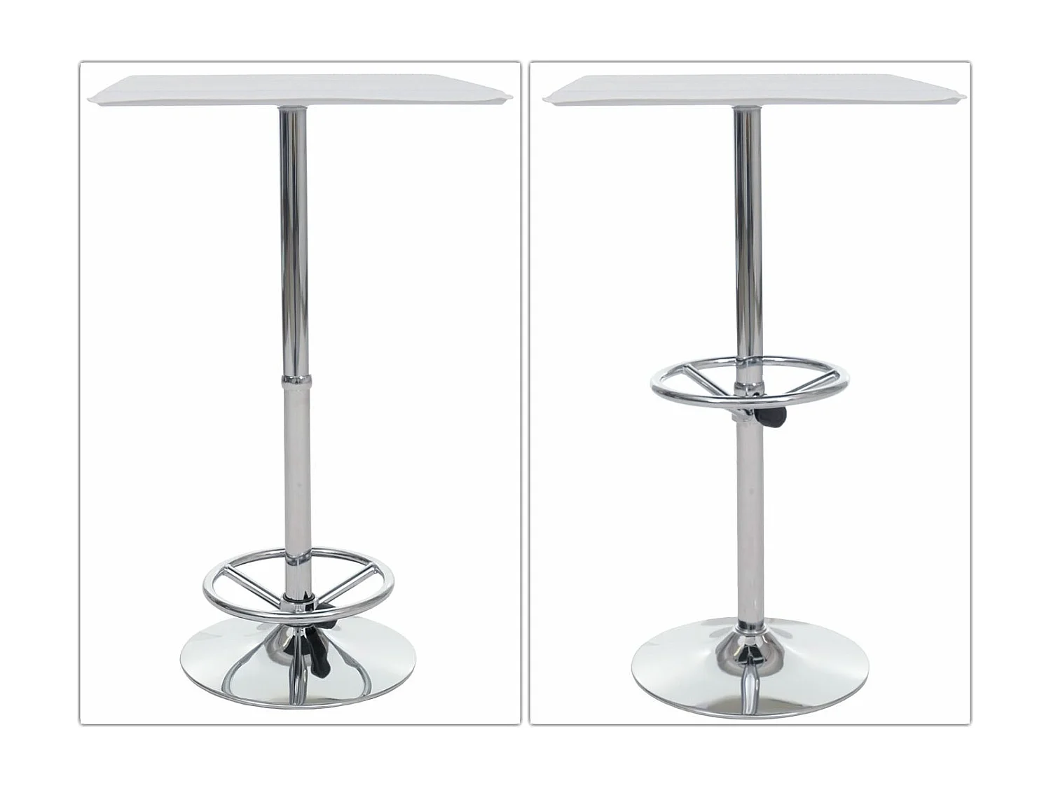 Table haute Buffalo,  blanc