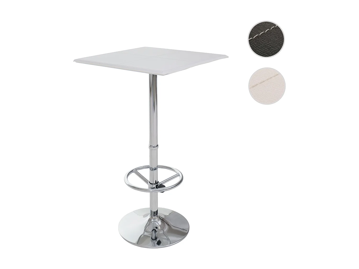 Table haute Buffalo,  blanc
