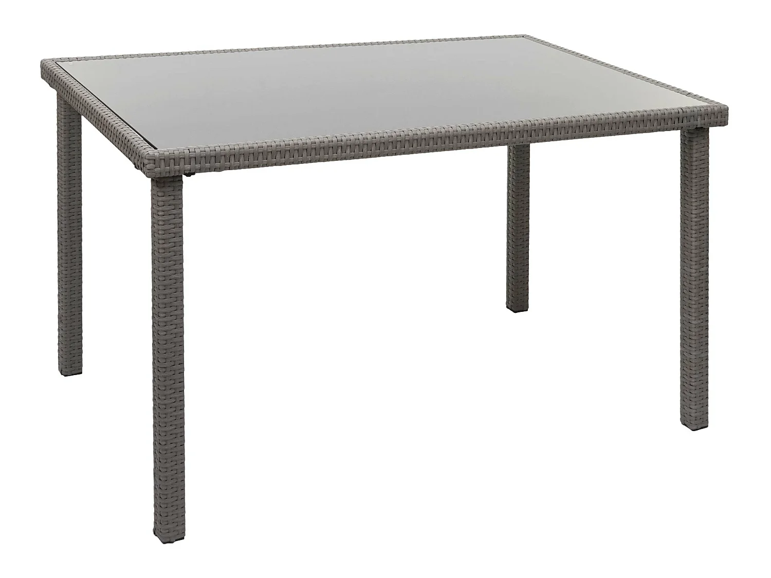 Stolik z polirattanu MCW-G19,  Szary