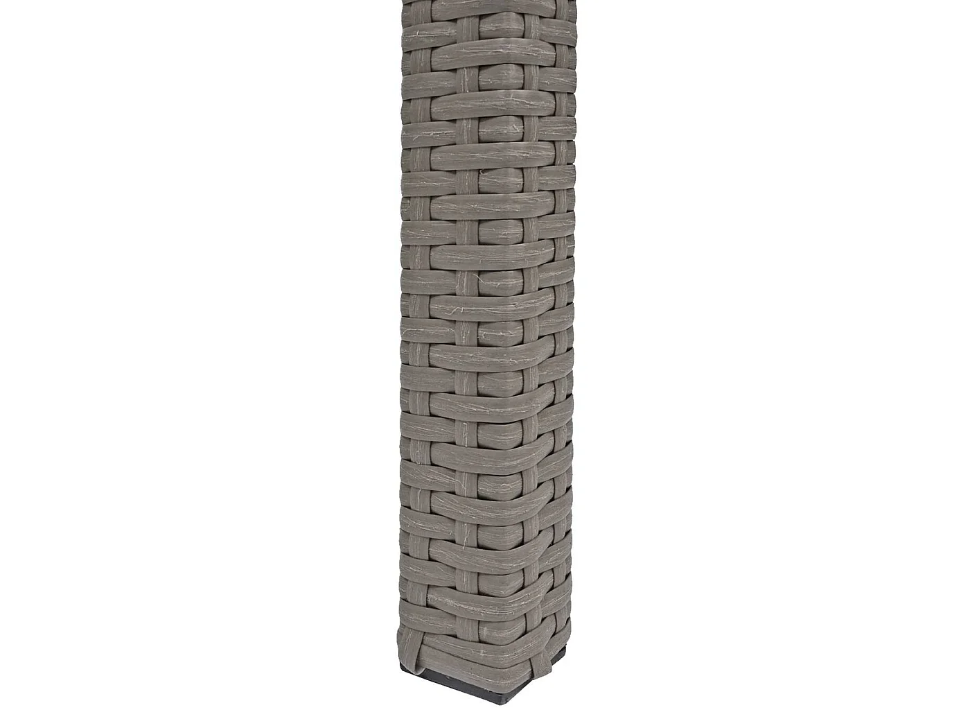 Stolik z polirattanu MCW-G19,  Szary