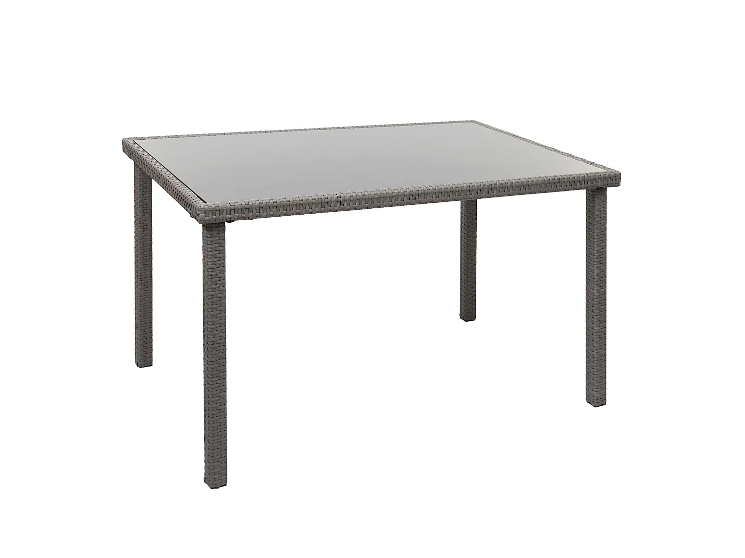 Stolik z polirattanu MCW-G19,  Szary