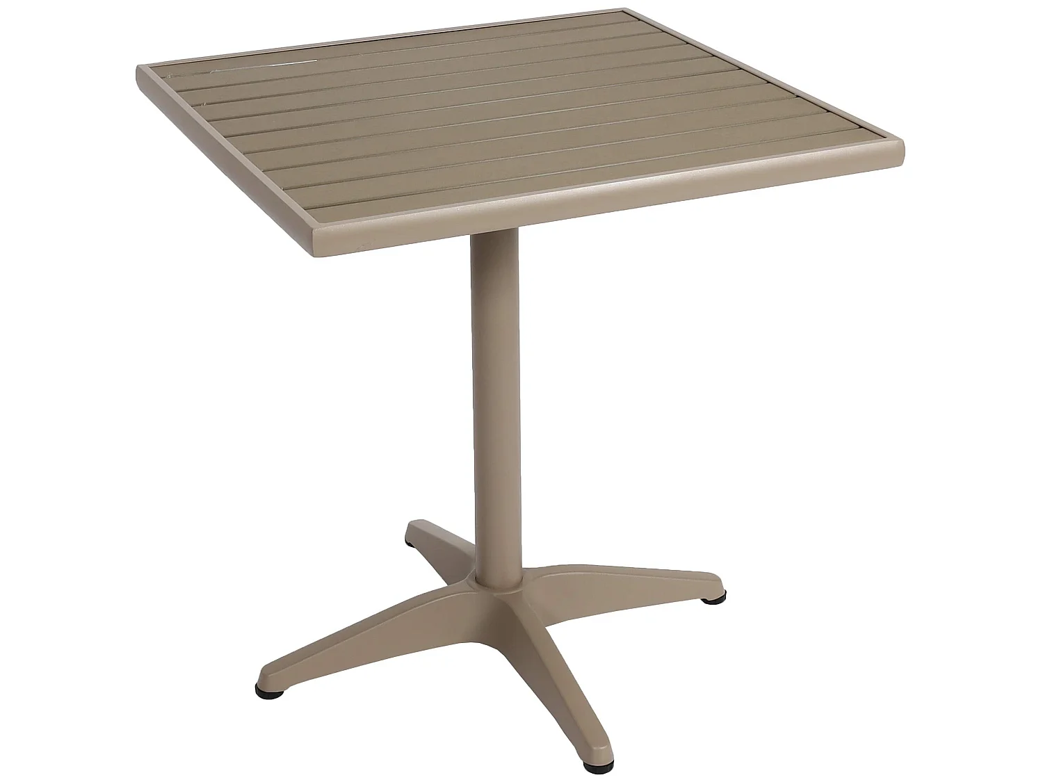 Table de jardin MCW-J95,  champagne, gris