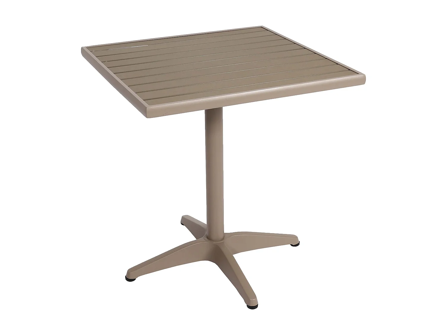 Table de jardin MCW-J95,  champagne, gris