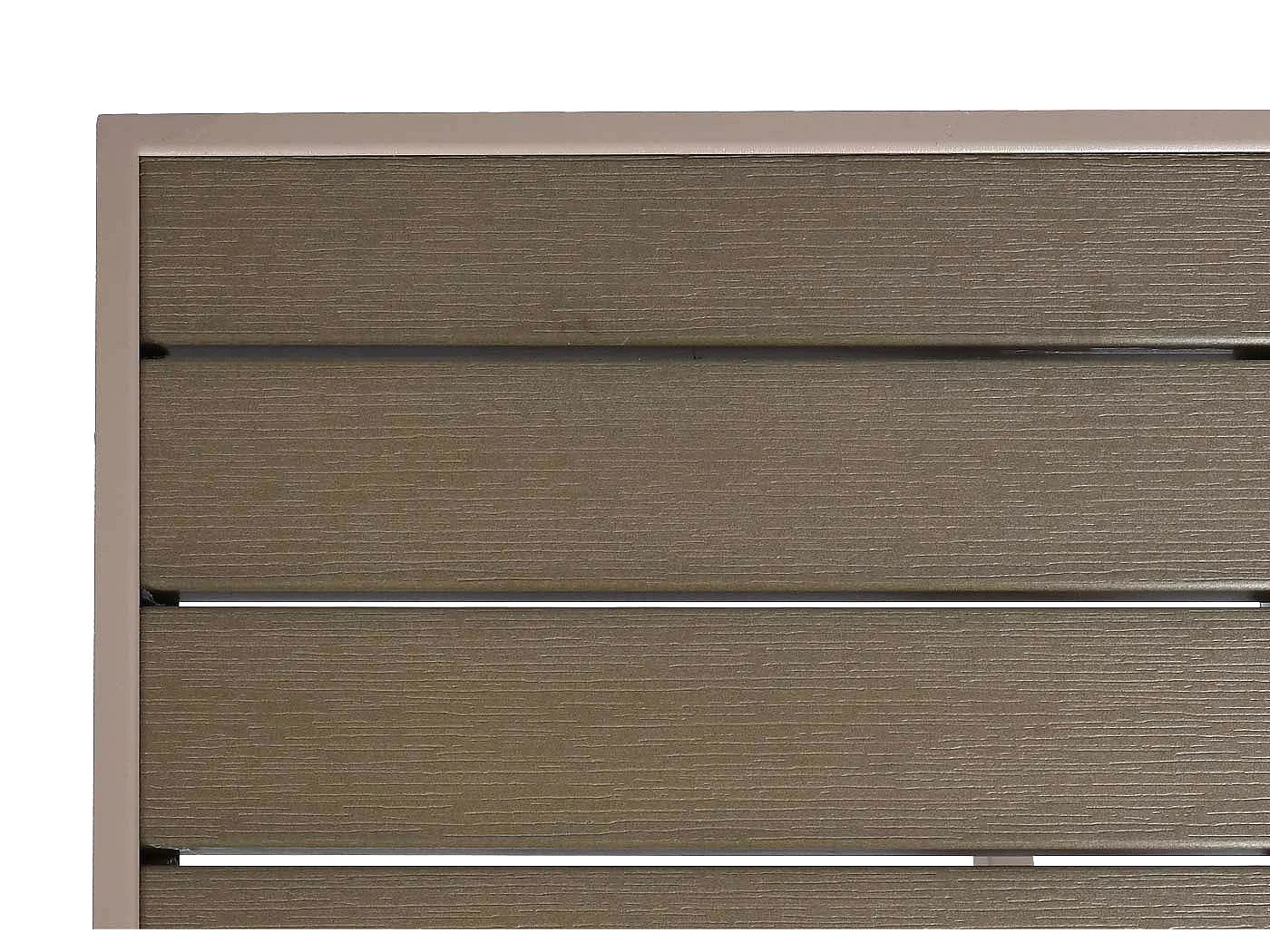 Table de jardin MCW-J95,  champagne, gris