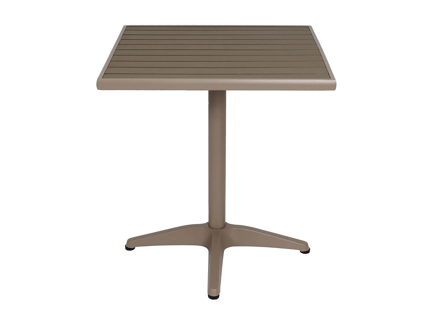 Table de jardin MCW-J95,  champagne, gris