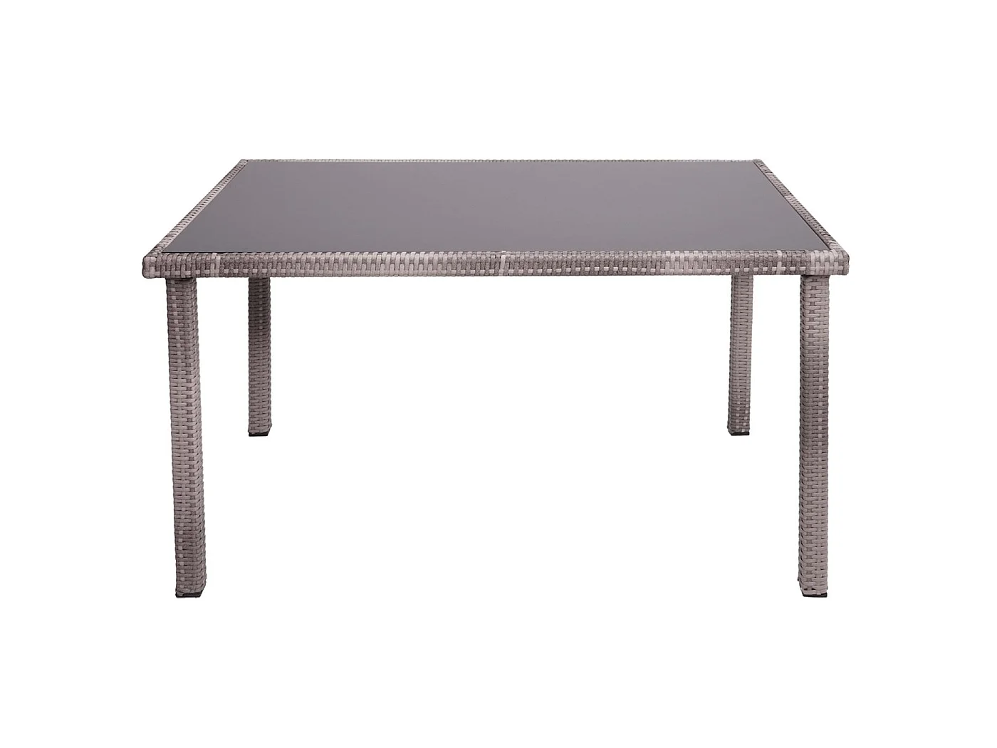 Polyrotan-tafel MCW-G19,  grijsbruin