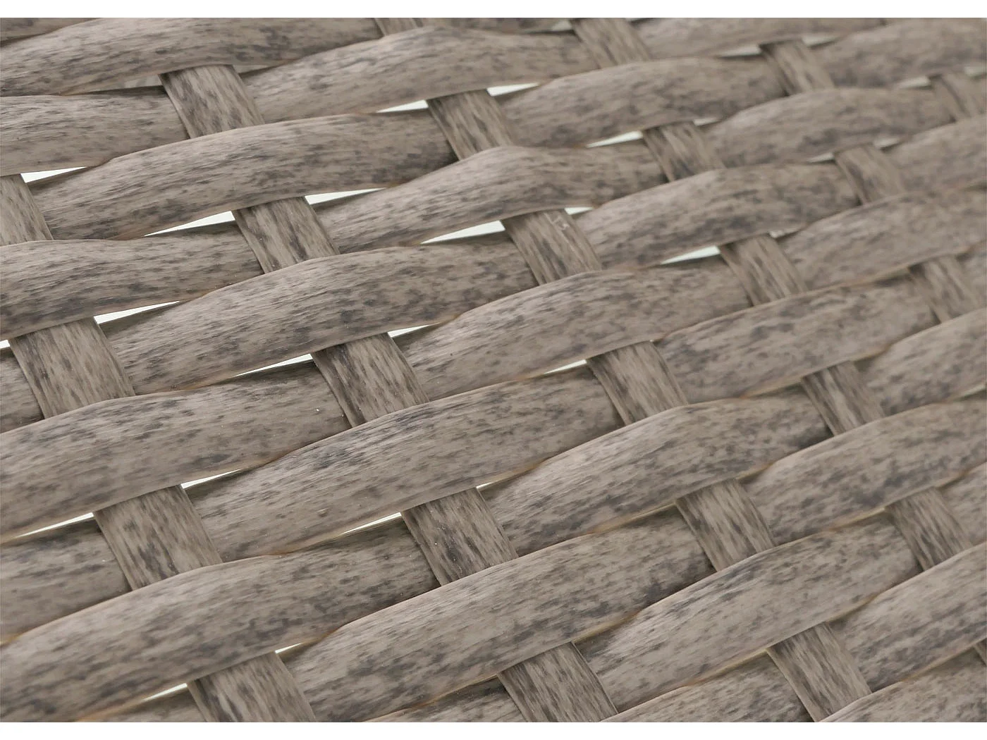 Stół ogrodowy z polyratanu Hamar,  szary