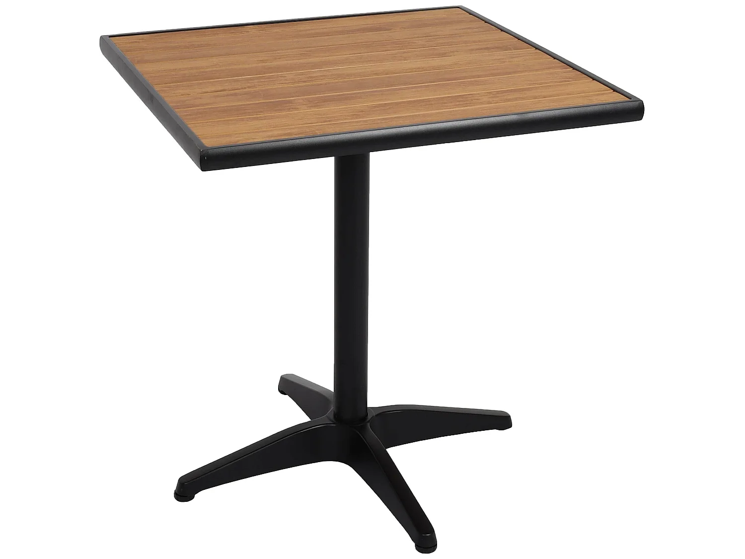 Table de jardin MCW-J95,  noir, teak