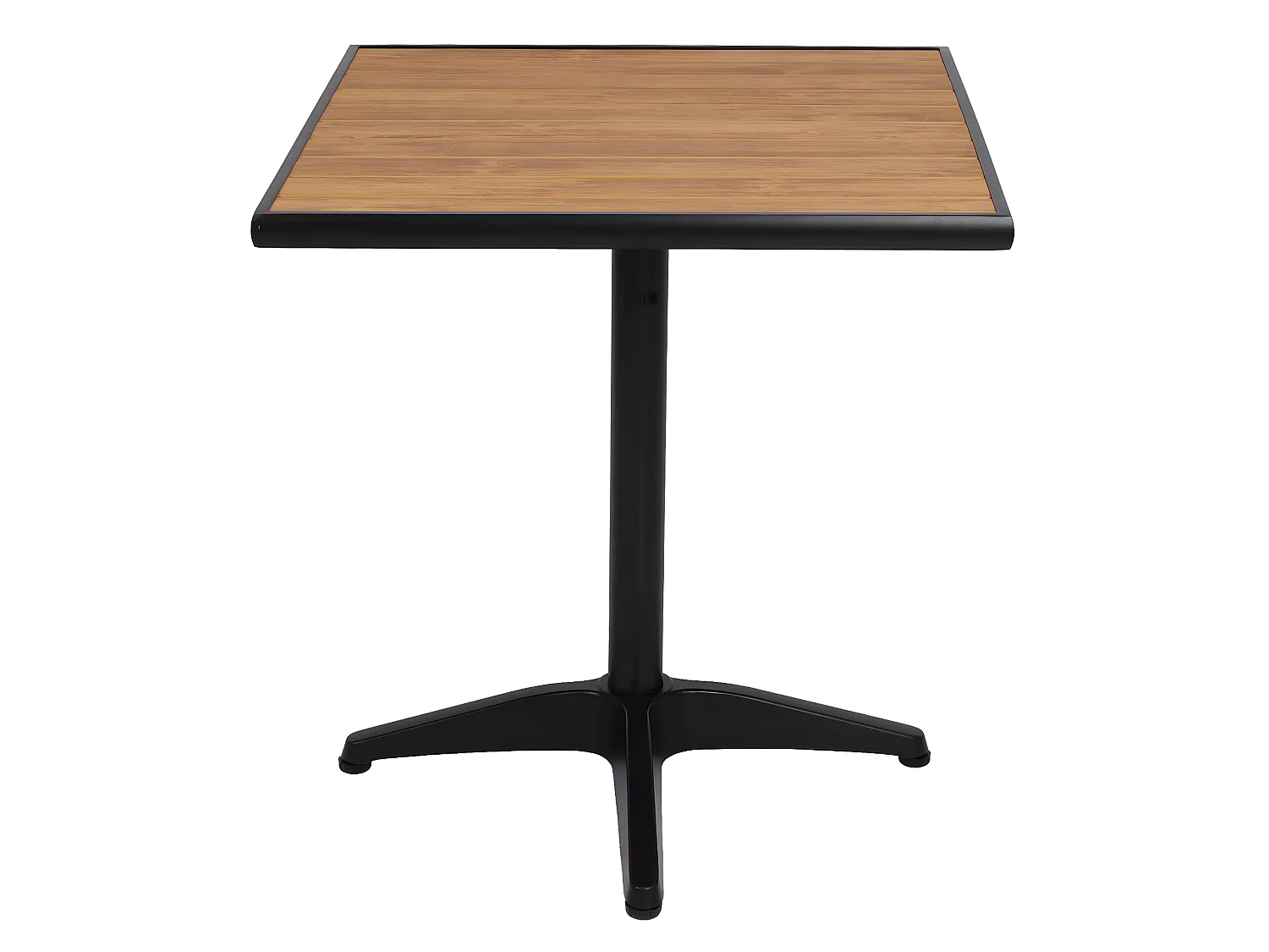 Table de jardin MCW-J95,  noir, teak