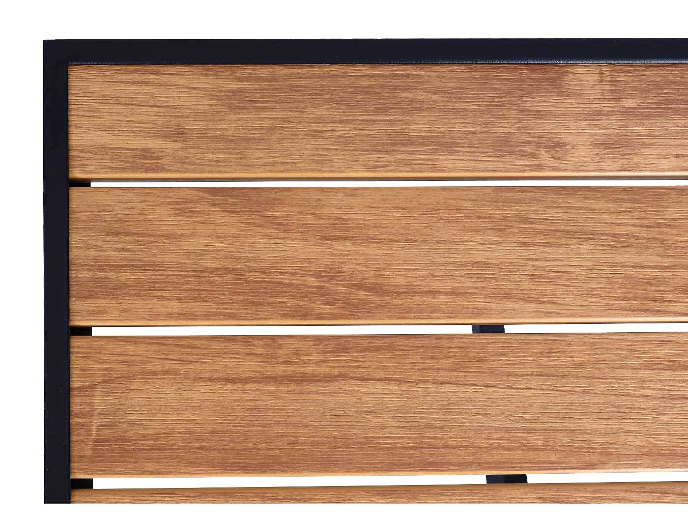 Tuintafel MCW-J95,  zwart, teak bruin