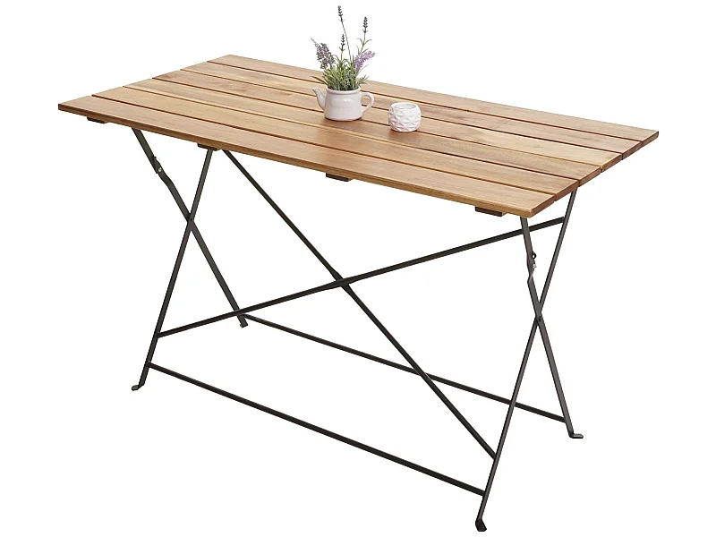 MCW-J40 opvouwbare biertuintafel,  natuurlijke kleur