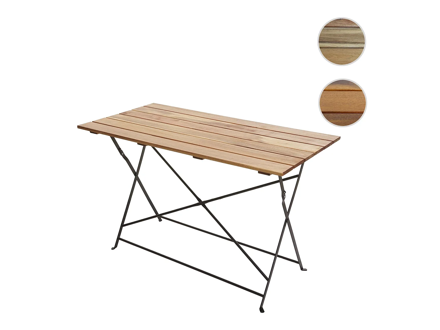 MCW-J40 opvouwbare biertuintafel,  natuurlijke kleur
