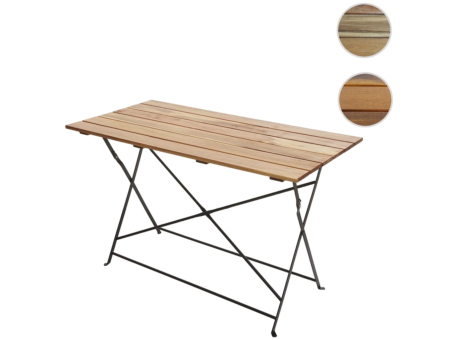 Biergartentisch MCW-J40 Klappbar, Naturfarben