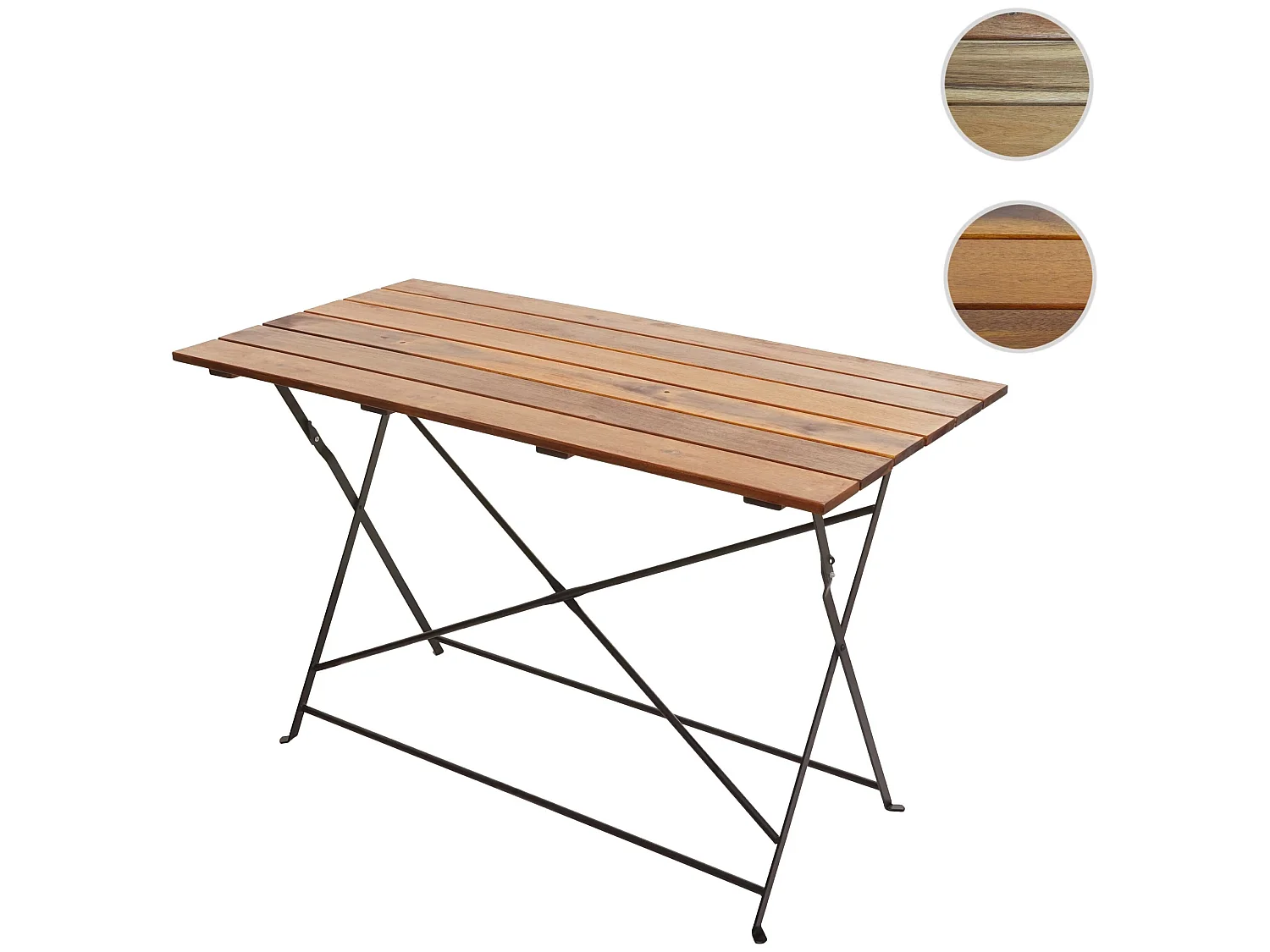 MCW-J40 opvouwbare biertuintafel,  bruin