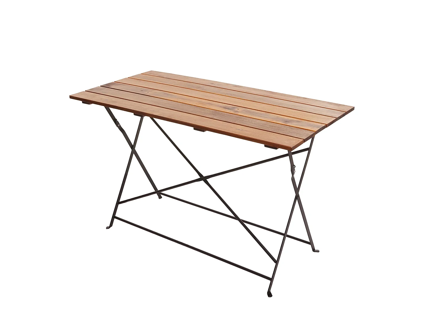 Ølhavebord MCW-J40, sammenklappeligt,  brun