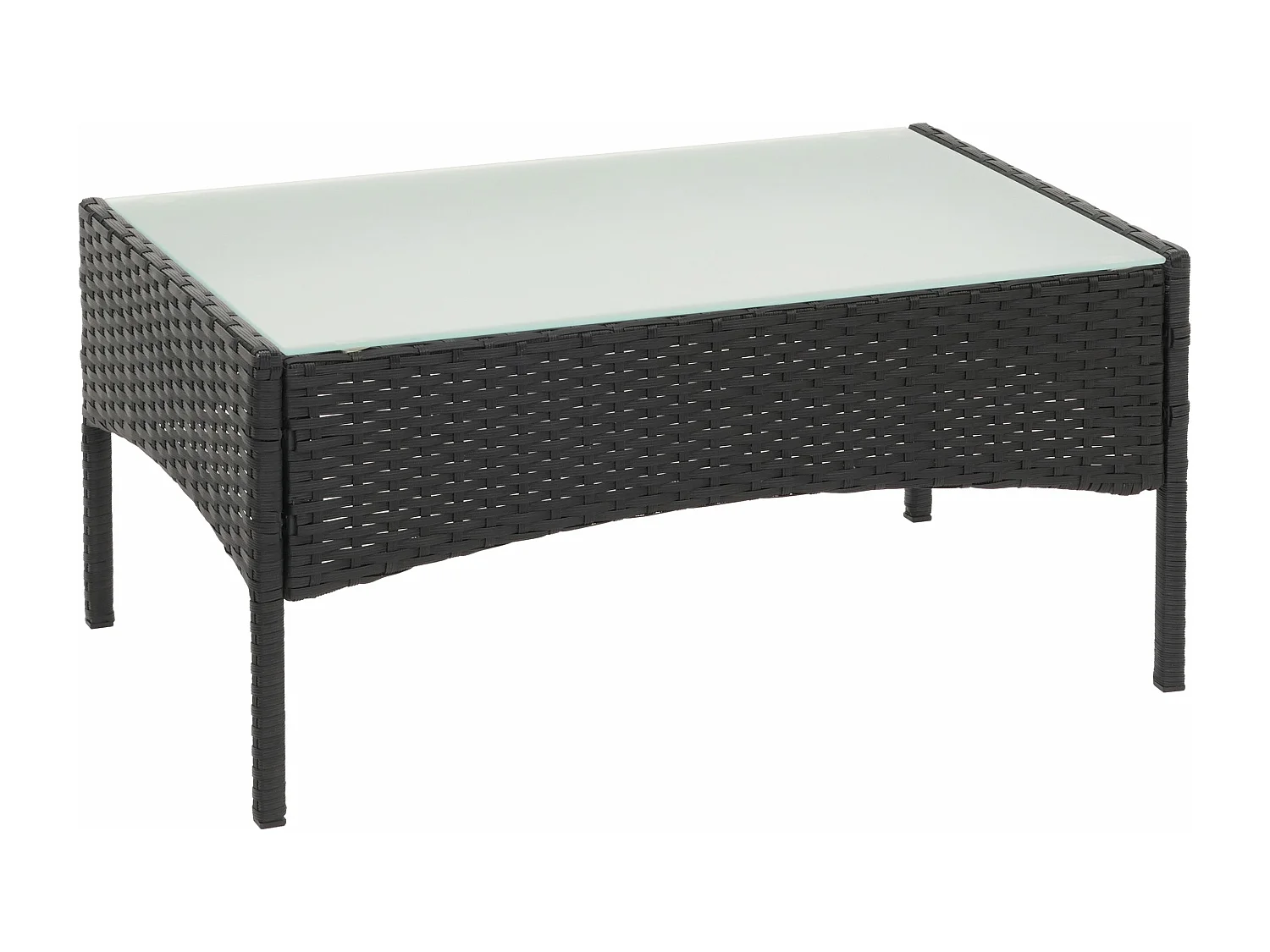 Polyrotan tuintafel Hamar,  antraciet